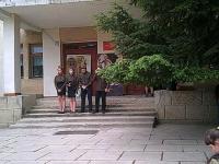 8 мая в школе состоялось театрализованное представление "Синий платочек", посвященное Дню Победы.