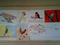1 апреля - Международный день птиц. Выставка рисунков "Птицы - друзья природы".